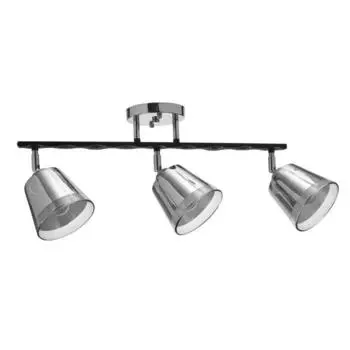 Люстра ЭкономСвет Дик 3х60Вт E27, чёрный 61х12х30 см