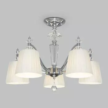 Люстра Diva, 5x40Вт E14, цвет хром