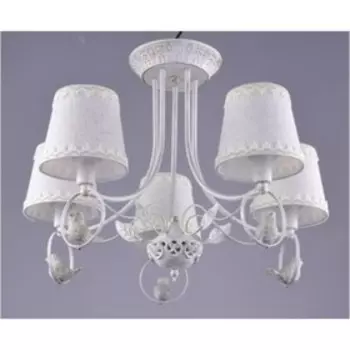 Люстра «Дива», 40Вт, E14, цвет белое золото