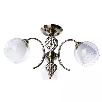 Люстра DOLCEMENTE, 3x60Вт E27, цвет бронза