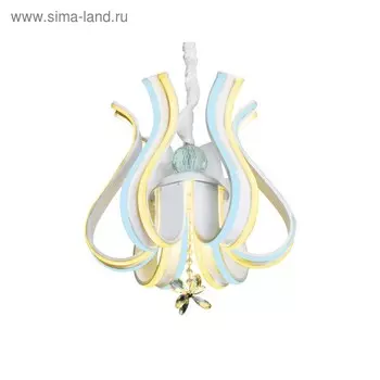 Люстра Ambrella light Double 156Вт LED 3000К, 6400К белый с ПДУ