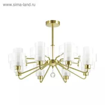 Люстра DREW 8x40Вт E14 золото