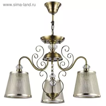 Люстра Driana 3x40Вт E14 античная бронза