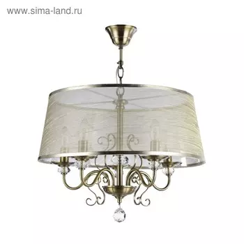 Люстра Driana 5x40Вт E14 античная бронза