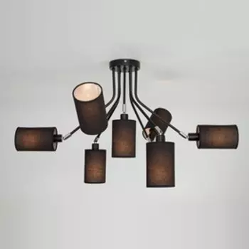 Люстра Duetto 7x40Вт Е14 чёрный 77x77x37см