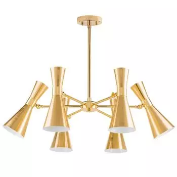 Люстра Dumo, 6x40Вт E14, цвет золото