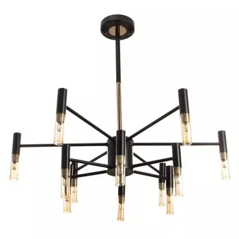 Люстра BayerLux «Джилиан», 12хG9, черно-золотой, 666665 см