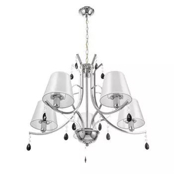 Люстра BayerLux «Джорди», 5хЕ27, 40 Вт, хром, 707055-75 см