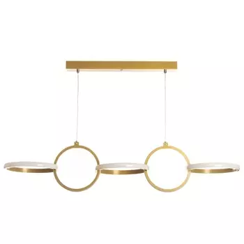 Люстра потолочная BayerLux «Джуди», LED, 35 Вт, 3000-6000К, золото, 102хх120 см