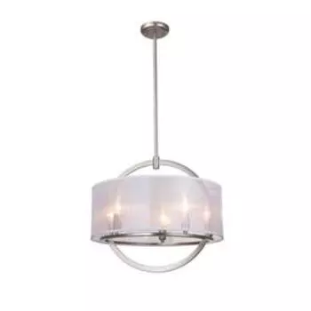 Люстра Effe, 5x40Вт E14, цвет никель