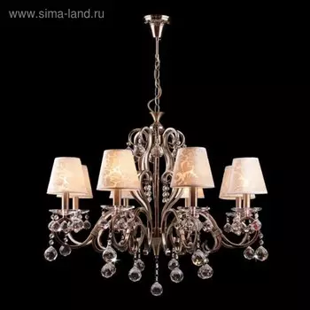 Люстра Eileen 8x40Вт Е14 бронза 77x77x100см