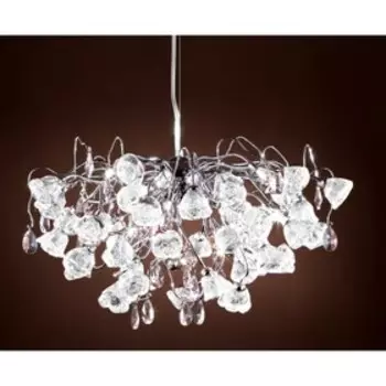 Люстра EL325P151 "Rosa" 12x40W G9 белый 70x70x75 см