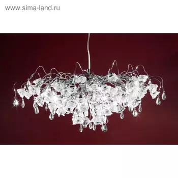 Люстра EL325P171 "Rosa" 17x40W G9 белый 100x100x70 см