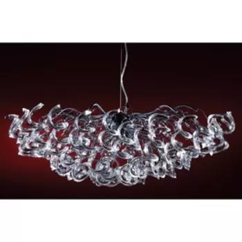 Люстра EL327P150 "Streamer" 15x40W G9 прозрачный 55x55x34 см