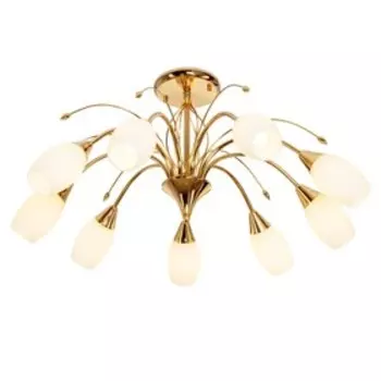 Люстра Elanora 9x40Вт E14 золото 70x70x35см