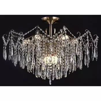 Люстра "Елена" 12х60Вт Е14 бронза 77х77х50см SVK