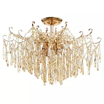 Люстра "Елена" 12х60Вт Е14 золото 77х77х50см SVK