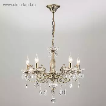 Люстра Elisha 5x60Вт E14 бронза