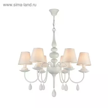 Люстра Eliza 6x40Вт E14 белый