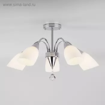 Люстра Ellene, 5x40Вт E27, цвет хром