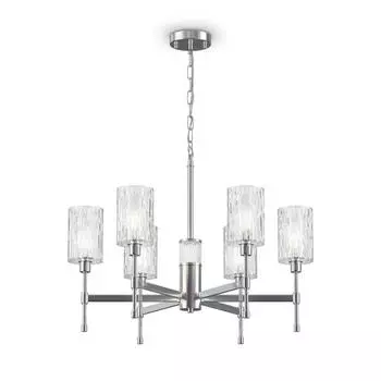 Люстра Elsa, 6x60Вт E14, цвет хром