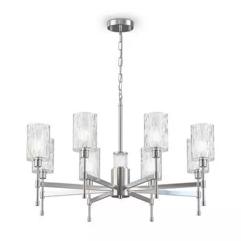 Люстра Elsa, 8x60Вт E14, цвет хром
