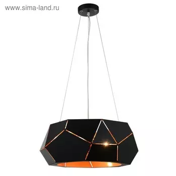 Люстра подвесная St Luce. SL258.403.06. Enigma. 6х40 Вт, E14, 50х50х20 см, цвет чёрный