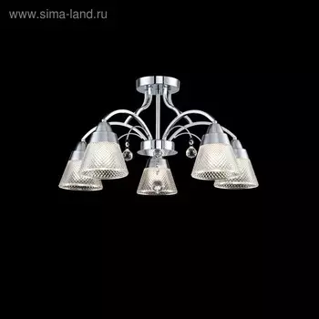 Люстра Enrica 5x40Вт E14 хром