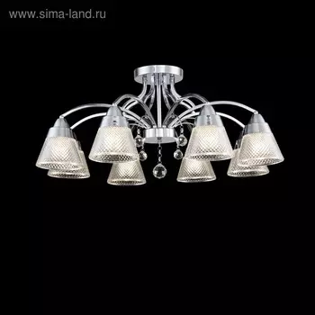 Люстра Enrica 8x40Вт E14 хром