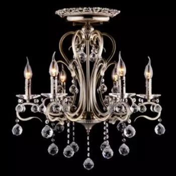 Люстра Ernin 6x40Вт Е14 бронза 64x64x64см