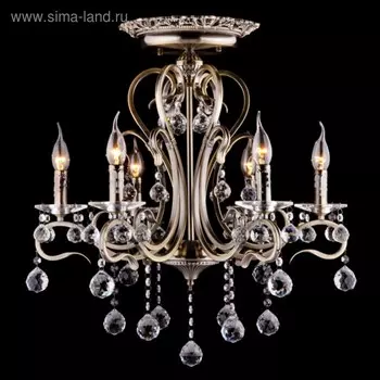 Люстра Ernin 6x40Вт Е14 бронза 64x64x64см