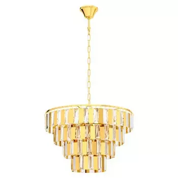 Люстра ERSEKA, 7x40Вт E14, цвет латунь