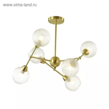 Люстра EVERLY 6x40Вт E14 золото