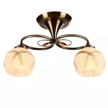 Люстра еврокаркас "Винтаж" 2х40Вт E27 античная бронза