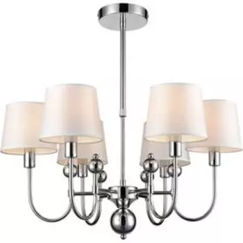 Люстра Fabio, 6x40Вт E14 , цвет хром