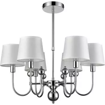 Люстра Fabio, 6x40Вт E14 , цвет хром