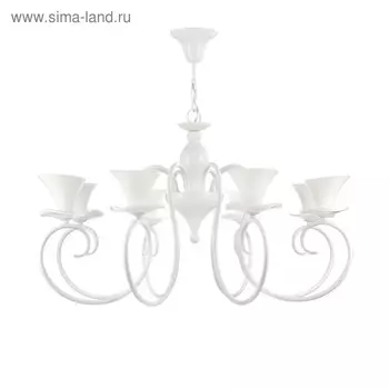 Люстра Fabre 8x40Вт E14 белый