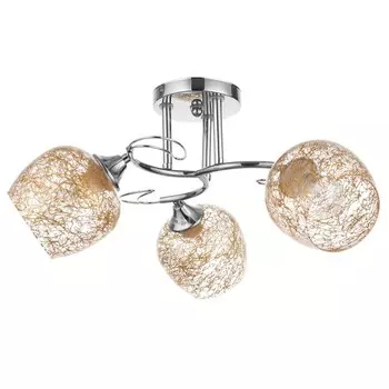 Люстра "Факт" 3Х60Вт Е27 хром 50х50х24см