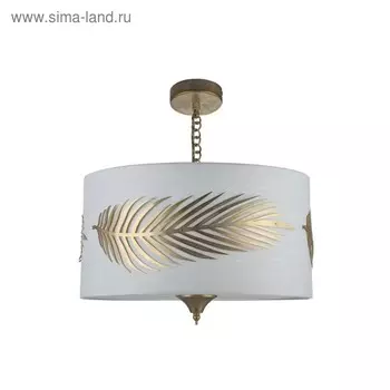 Светильник подвесной Maytoni H428-PL-03-WG, 3хE14, 40Вт, 40х40х121 см, цвет золото