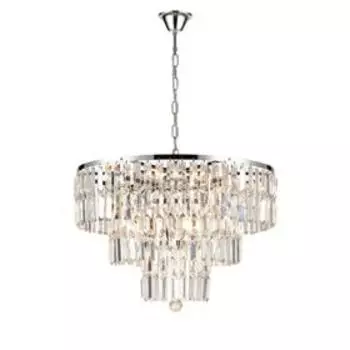 Люстра Fata, 10x40Вт E14, цвет прозрачный