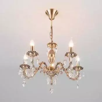 Люстра Favola, 5x60Вт E14, цвет бронза