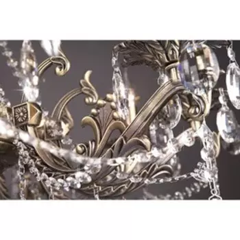 Люстра Fedelia 10x60Вт Е14, бронза 85x85x135 см