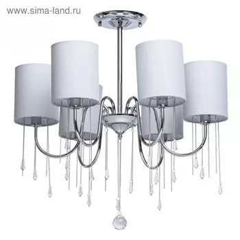 Люстра «Федерика» 6x60Вт E14 хром