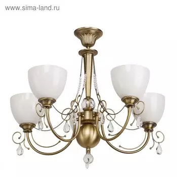 Люстра "Фелиция" 5x60Вт E27 бронза