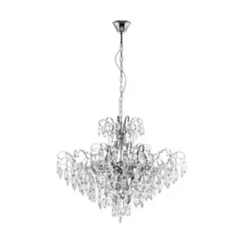 Люстра FENOULLET, 9x25Вт E14, цвет хром