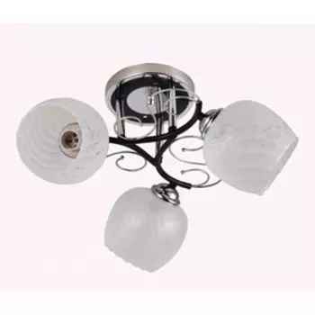 Люстра «Фифи», 60Вт, E27, цвет черный, серебро