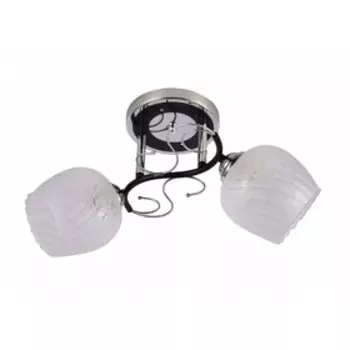 Люстра «Фифи», 60Вт, E27, цвет черный, серебро