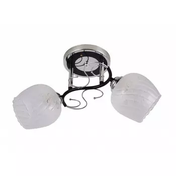 Люстра «Фифи», 60Вт, E27, цвет черный, серебро