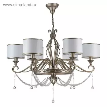 Люстра Fiore 6x40Вт E14 античное золото