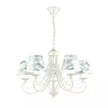 Люстра FLEUR, 5x40Вт E14, цвет белый, IP20